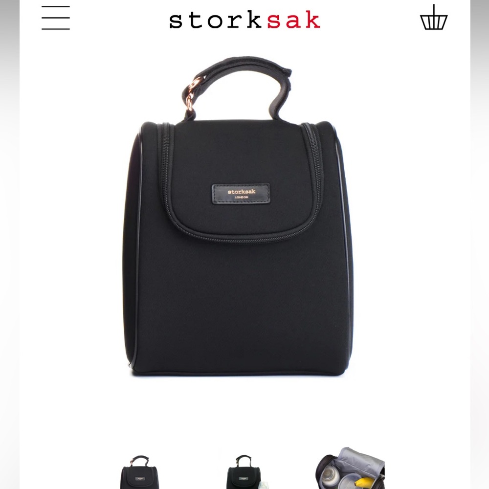 Storksak scuba Black Baby insulated bottle bag